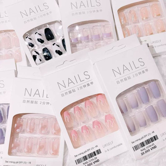Plain  Nails 12pc